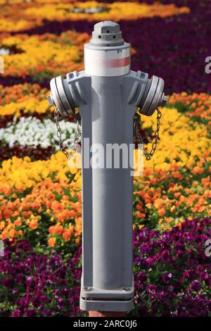 Hydrant in Kempten one of the oldest cities in Germany Stock Photo