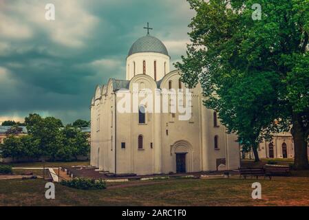 Building of Borisohlibskyi Sobor, Boris and Gleb Cathedral, - 12 th century, Chernihiv, Ukraine Stock Photo