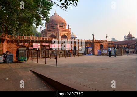 Taj Mahal west gate ticket office, Agra, India Stock Photo