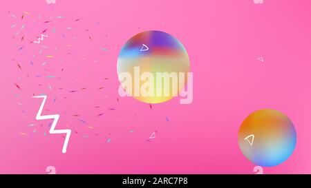 Net space fantasy. Background texture, smoot. Common colorific illustration theme. Pink colored. A space themed background illustration. Colorful univ Stock Vector