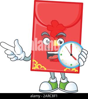 With envelope alarm clock character cartoon Stock Vector Image & Art ...