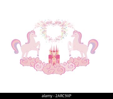 Pink heart shaped cloud isolated on white background. Vector illustration  Stock Vector Image & Art - Alamy