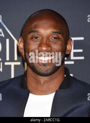 LOS ANGELES, CA - FEBRUARY 26: Former NBA player Kobe Bryant attends the premiere of Disney's 'A Wrinkle In Time' at the El Capitan Theatre on February 26, 2018 in Los Angeles, California. Stock Photo