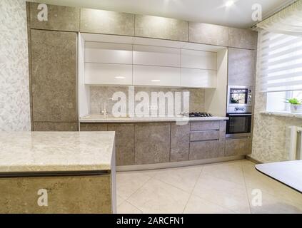 New modern kitchen interior (CG concept) Stock Photo