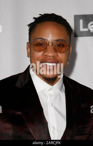 LOS ANGELES, CALIFORNIA - JANUARY 26: Rotimi attends Universal Music Group Hosts 2020 Grammy After Party on January 26, 2020 in Los Angeles, California. Photo: CraSH/imageSPACE/MediaPunch Stock Photo