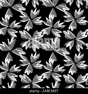 Abstract Brush Strokes Seamless Pattern - This is an abstract brushstrokes pattern suitable for fashion prints, patterns and backgrounds Stock Vector