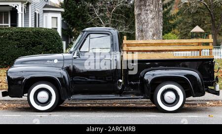 Classic Ford pickup truck. Stock Photo