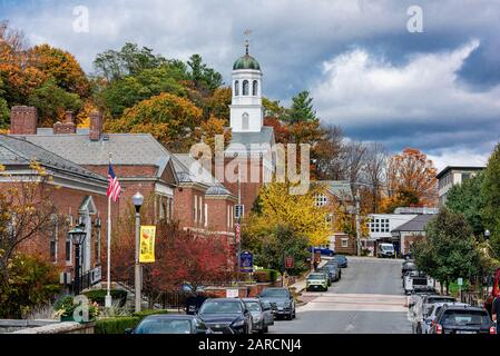 Charming town of Peterborough, New Hampshire, USA Stock Photo - Alamy