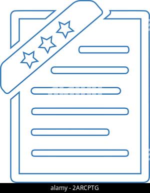 Beautiful design and fully editable Bookmark icon, document, favorite icon for commercial, print media, web or any type of design projects. Stock Vector