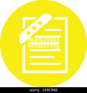 Beautiful design and fully editable Bookmark icon, document, favorite icon for commercial, print media, web or any type of design projects. Stock Vector