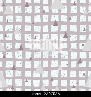 Seamless Abstract Background with triangles. Vector illustration Stock Vector