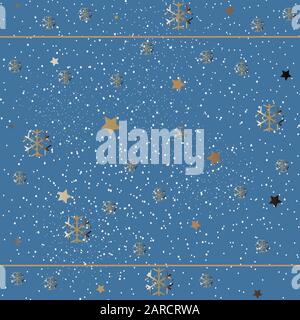 Two Birds sitting on a Branch say "Hello Winter". Hello winter card with cartoon birds a on a branch covered with snow. Winter background. Greeting ca Stock Vector
