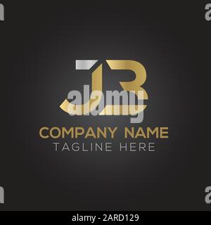 letter JB Logo Design Vector Template. Initial Linked Letter Design JB Vector Illustration Stock Vector