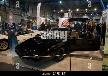 Kitt, Knight Rider replica. Retro Málaga 2020, Andalusia, Spain. Stock Photo