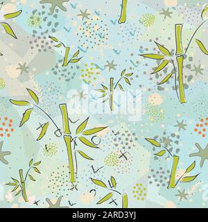Seamless Cute Pattern with colorful air Balloons. Scandinavian Style. Vector Illustration. Stock Vector