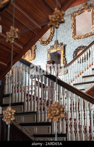 The Stanley Hotel that inspired The Shining, Estes Park, Colorado Stock Photo