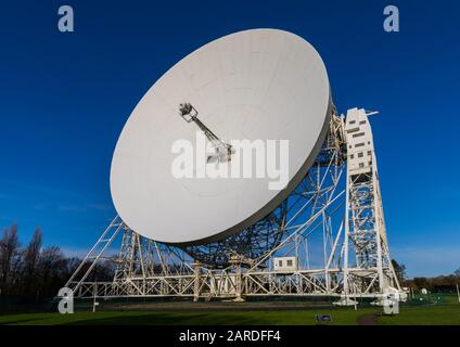 Radio Telescope Jodrell Bank Stock Photo