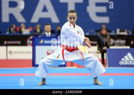 Paris, France . 26th Jan, 2020. Bottaro for Italy in the final of the Women's Kata (Photo Credit: Mickael Chavet/Alamy Live News Stock Photo