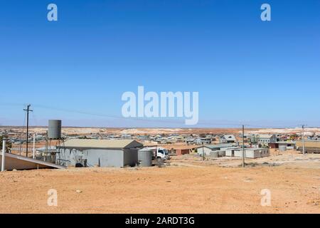 The remote opal mining town of Andamooka, South Australia, Australia Stock Photo