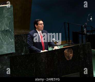 Israeli Ambassador Permanent Representative Danny Danon speaks during ...