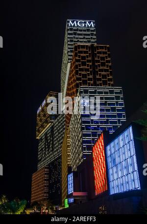 The MGM Cotai hotel and casino in Macau Stock Photo