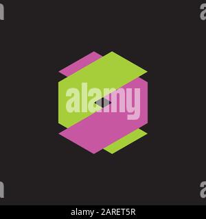 colorful arrow linked logo vector Stock Vector Image & Art - Alamy