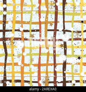 Hand Drawn Seamless Pattern with plants and berries. Artistic Creative Design. Great for backgrounds, backdrops, cars, postcards, invitations, headers Stock Vector