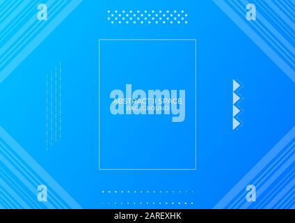 Abstract modern art style frame line corner design halftone zigzag triangle. vector illustration Stock Vector