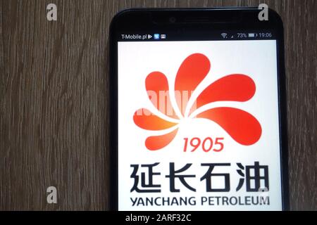 Yangchang Petroleum logo displayed on a modern smartphone Stock Photo