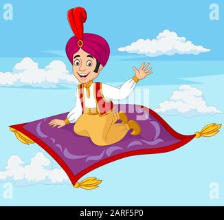 flying carpet aladdin clipart