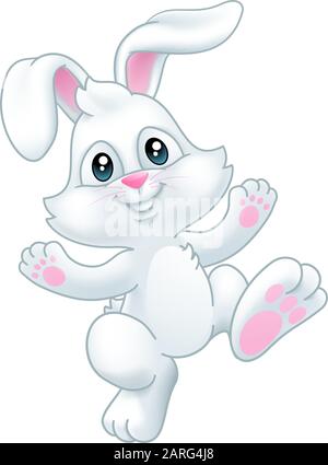 Easter Bunny Rabbit Cartoon Stock Vector