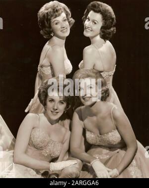 CHORDETTES Promotional photo of American vocal group about 1957. Stock Photo