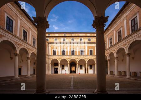 Galleria Nazionale delle Marche, Palazzo Ducale, Urbino, Marche, Italy, Europe Stock Photo