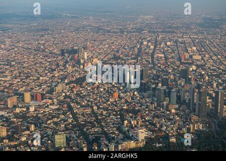 Aerial of Mexico City, Mexico, North America Stock Photo