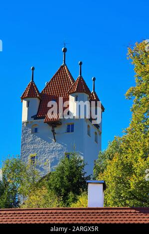 Attractions of the city of Kaufbeuren Stock Photo