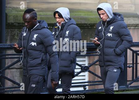 LIVERPOOL,UK LIVERPOOL FC CROWD MAYHEM CREDIT IAN FAIRBROTHER/ALAMY STOCK PHOTOS Stock Photo