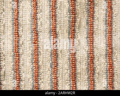 texture of cotton fabric with colored stripes. can be used as a template Stock Photo