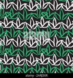 Abstract Brush Strokes Seamless Pattern - This is an abstract brushstrokes pattern suitable for fashion prints, patterns and backgrounds Stock Vector