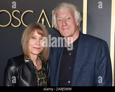 January 27, 2020, Hollywood, California, USA: Isabella James Purefoy Ellis and Roger Deakins attends the 92nd Oscars Nominees Luncheon at the Ray Dolby Ballroom. (Credit Image: © Billy Bennight/ZUMA Wire) Stock Photo