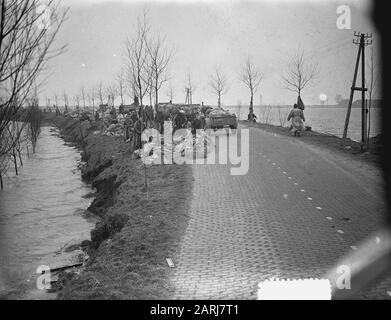 Watersnood 1953 [Flood plates]  Stavenisse Date: February 18, 1953 Location: Stavenisse, Zeeland Stock Photo