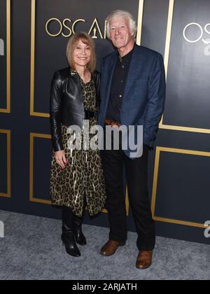 January 27, 2020, Hollywood, California, USA: Isabella James Purefoy Ellis and Roger Deakins attends the 92nd Oscars Nominees Luncheon at the Ray Dolby Ballroom. (Credit Image: © Billy Bennight/ZUMA Wire) Stock Photo