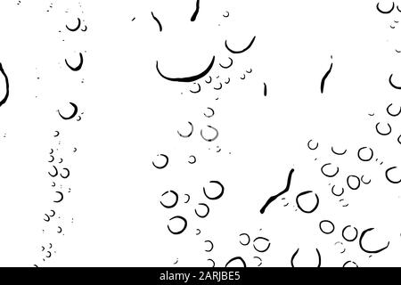 Waterdrop Overlay Texture Stock Vector