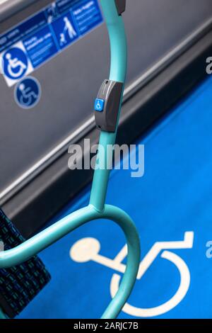 Wheelchair Ramp Bus Stock Photo - Alamy