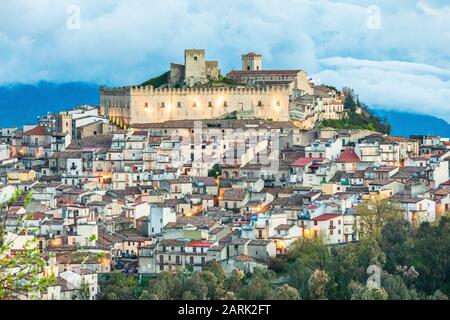 Italy, Sicily, Messina Province, Montalbano Elicona. April 14, 2019 ...