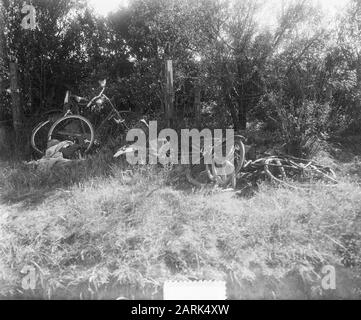 Airplane crash Schiphol KLM Date: May 25, 1953 Location: Amsterdam, Noord-Holland Keywords: Airplane accidents Institution name: KLM, Schiphol Stock Photo