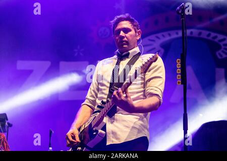 Milan Italy. 28 January 2020. The American punk/rock band ZEBRAHEAD performs live on stage at Lorenzini District opening the show of Sum 41. Stock Photo