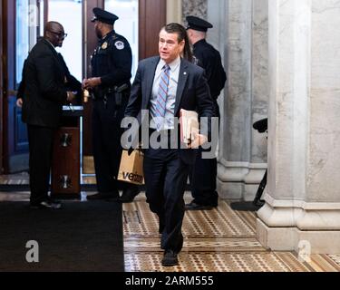 U.S. Senator Todd Young (R-IN) speaking at a hearing of the Senate ...