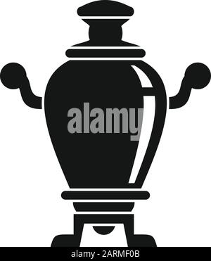 Home samovar icon. Simple illustration of home samovar vector icon for web design isolated on white background Stock Vector