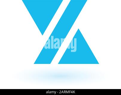 Letter X initial based letter icon geometric logo. Technology business identity concept. Creative corporate template. Stock Vector illustration isolat Stock Vector