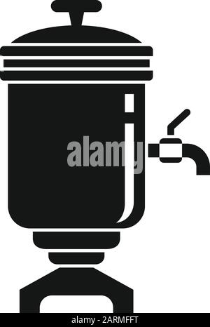 Drink samovar icon. Simple illustration of drink samovar vector icon for web design isolated on white background Stock Vector